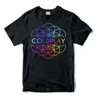 在飛比找蝦皮購物優惠-Coldplay T 恤音樂樂隊 Coldplay T 恤 