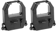 (2 pack) Amano PIX 10/15/20/21/25/28/55/75/95/200/3000x Time Clock Ribbon - Black ink