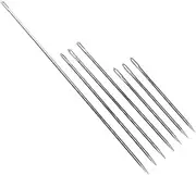 COOPHYA 7pcs Large Eye Steel Crafting Needles for Leather Textile Hand Sewing Quilting Weaving for Home