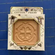 Cotton Press Mini Mold Bridal Wreath AMACO Paper Art Cookies Wax Unused Vintage