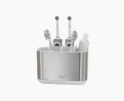 EasyStore Stainless Steel Large Toothbrush Holder | Joseph Joseph AU