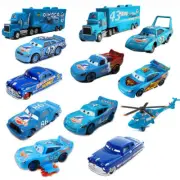 Diecast Model Toy Car Disney Pixar Car Blue Series Lightning McQueen Dinoco King