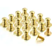 Button Spike and Studs Metal Screw-Back Leather-Craft DIY 8MM X 8MM 30 Pcs Sets