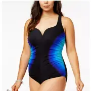 New Miraclesuit Temptress Gulf Stream Ombre Tummy Control One-Piece Swimsuit 16