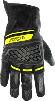 Büse Braga, gloves women , color: Black/Neon-Yellow , size: 6