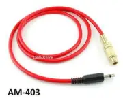 3ft 3.5mm Mono Male Plug to Single RCA Jack Audio/Video UltraFlex Red Cable