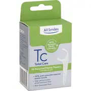 All Smiles Total Care Recycled Plastic Flossers 50 pack
