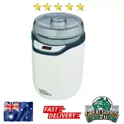 Davis & Waddell Electric Yoghurt Maker/Fermenter 2 in 1, White/Grey