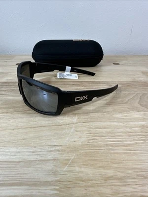 DVX DETOUR SPORTS WRAP BY WILEY X LIMITED +/-4 MATTE BLACK SUNGLASSES 65-14-126