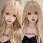 Body Wave Light Ash Blonde Wigs Heat Resistant Cosplay Lolita Wigs for Women