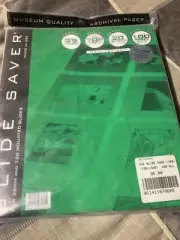 Vue-All Archival Slide Pages For 35mm or 120 mounted Slides 120 Pages Sealed