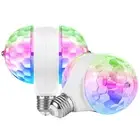 [2-Pack] Disco Lights for Parties, Colorful Rotating Magic Ball Lights with 2...