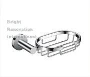 Brand New ROYAL Round Bathroom Accessory Solid Brass Chrome Soap Basket Holder