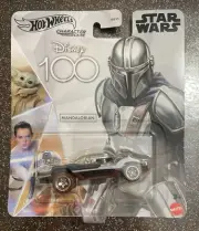 Disney Character Cars 100 Star Wars Mandalorian Mattel 1:64 Scale Car Hot Wheels