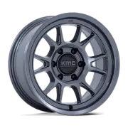 17X8.5 KMC KM729 RANGE 5X5.0 -10MM MATTE ANTHRACITE