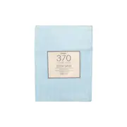 370TC Ice Blue Self-striped Cotton Sateen Sheet Set King