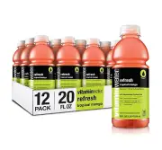 vitaminwater refresh electrolyte enhanced water w vitamins tropical mango drinks