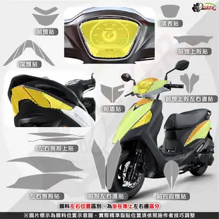 ［鍍客doker］光陽 KYMCO 新豪邁 125 全部位 脂肪族 犀牛皮 TPU 三陽 保護貼 螢幕貼 儀錶膜 膜斯拉