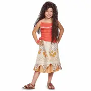 Moana Classic Disney Polynesian Princess Maui Dress Up Girls Costume