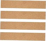 Cork Boards Roll for Walls 4pcs Cork Bulletin Bar Strips Memo Board Accessories