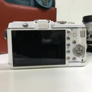 Olympus E-p3 微單眼 觸控螢幕 咖啡皮復古相機包