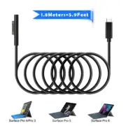 USB Type C 15V PD Charging Cable for Microsoft Surface Pro 9/8/7/6/5/4/3/GO/BOOK