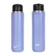 【NIKE 耐吉】SS RECHARGE 吸管保冷瓶 24OZ-運動水壺 700ML 紫白(N100163250124)