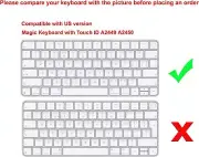 Pro Shortcut Keyboard Cover Skin for 2021 Released iMac 24-inch Magic Final Cut