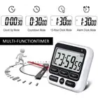Clock Large Display Digital Screen Cooking Count Up Countdown Kitchen Timer