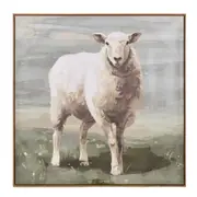 Amalfi Little Lamb Wall Art Multi-Coloured 80x80x3.5cm