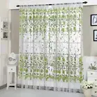 Peony Curtain Living Room Bedroom Home Door Window Curtain #