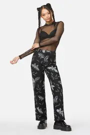 Larvae Flocked Pant