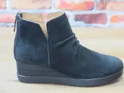 Women's Dansko Stephanie Waterproof Suede Zip-Up Boot Black *2417-470200
