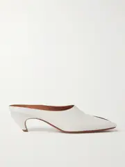 [Alaïa] Alaïa - Leather Mules - White - IT37 IT 37 White