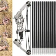 7.4'' Mini Compound Bow Arrow Archery Paper Kid Pocket Bow Shoot Toy Gift Target