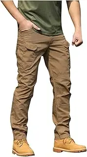 Stretch Cargo Pants for Men Lightweight Tactical Pants Relaxed Fit Work Hiking Outdoor Travel Trousers with Pockets