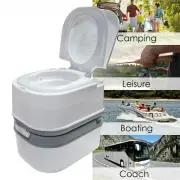 Portable Toilet 24L 6 Gallon Flush Travel Camping Outdoor/Indoor Commode Potty
