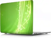 IVY Colorful Flowing Light Crystal Hard Shell Cover for MacBook Pro 13 inch Case (A1278, 2012-2008 Release),Anti-Slip Pads,Ultra Thin & Lightweight Protective Case - Green