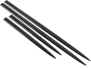 4 Pack Car Parts with Glossy Black Body Side Moldings for Eye-Catching Door Protection, Ideal for All Car Enthusiasts