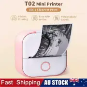 Phomemo T02 Mini Portable Sticker Printer Bluetooth Wireless Thermal Printer QT