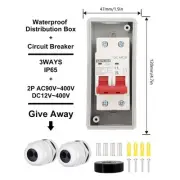 DC Circuit Breaker DC Disconnect Switch For Solar PV System 2P 1000V 16A.
