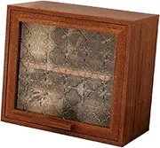 FytStycale Wooden Desk Display Cabinet, Wooden Shelf, Sturdy Table Organizer, Display Case for Makeup, Toys, Tea Set, Living Room
