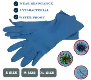 Cleaning Kitchen & Bath Reusable Latex Handcare SilverLined Natural Rubber Glove
