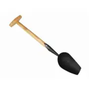 DeWit Gardening Tool 25"Lx4.5"W Trowel Wood Compost Digging Scoop T-Handle Steel