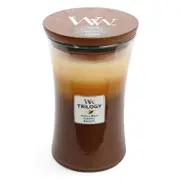 WoodWick Cafe Sweets Trilogy Scented Crafted Candle Glass Jar Wax Large