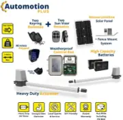 Solar Double Gate Opener ✔Keypad ✔4 Remote Controls ✔Powerful ✔Lifetime Support