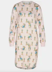 NEW PETER ALEXANDER PETER RABBIT SOFT PLUSH NIGHTIE RRP$99.95 WOMENS XS
