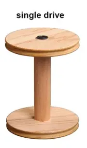 BOBBIN for KIWI Spinning Wheel with sliding hook flyer Ashford - bare timber 90
