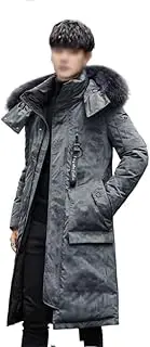 [NICDIU] JSEIAJB Pike Down Jacket Male Winter Thick Long Long Over The Knee Youth Warm Coat Coat