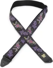Ernie Ball Jacquard Guitar Strap - Lavender Blossom (3-pack) Bundle